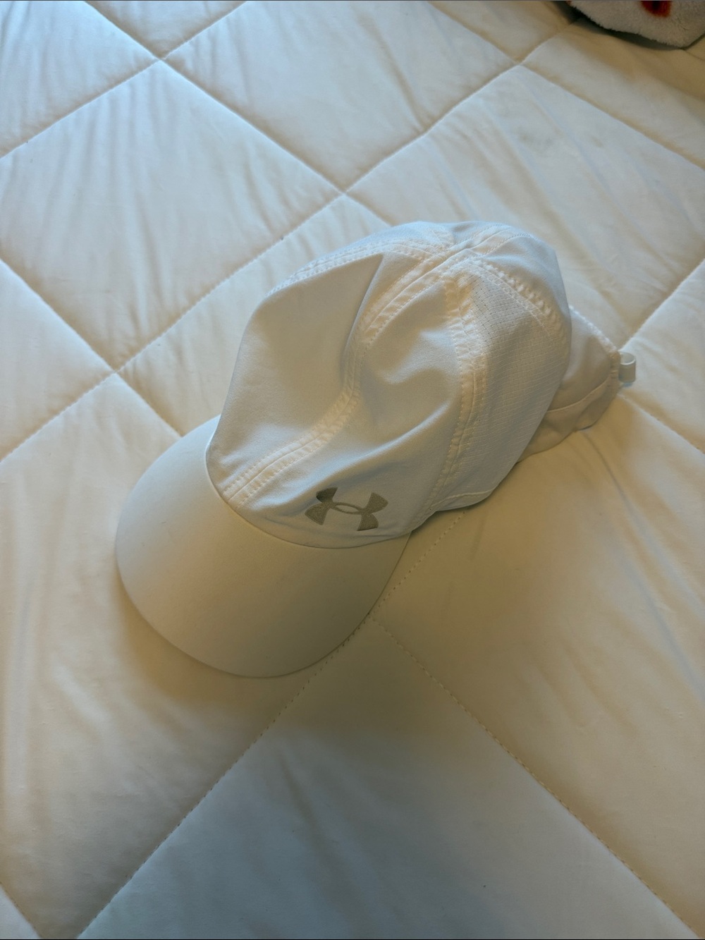 Under Armour White Performance Cap with Logo